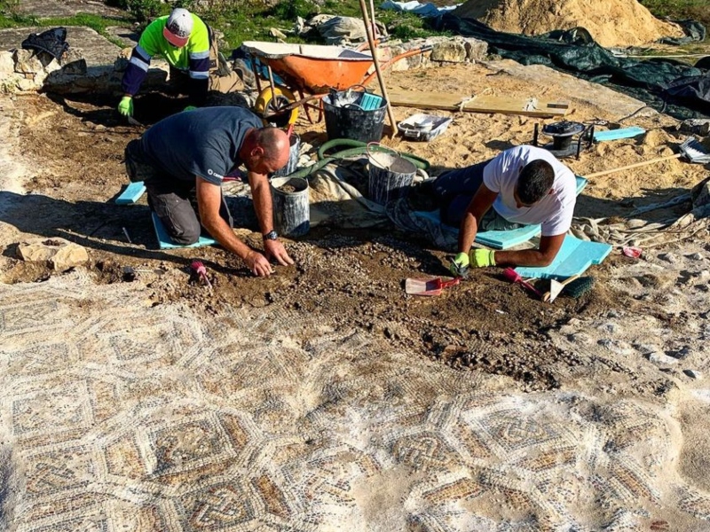 Conservation and restoration of the Roman Villa of Freiria