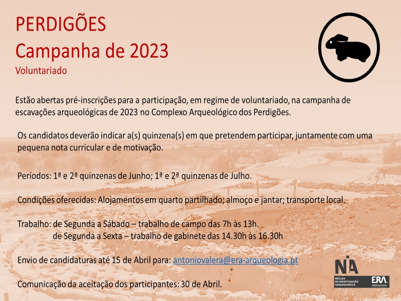 Perdigões: pre-registration is open for the 2023 excavation campaign
